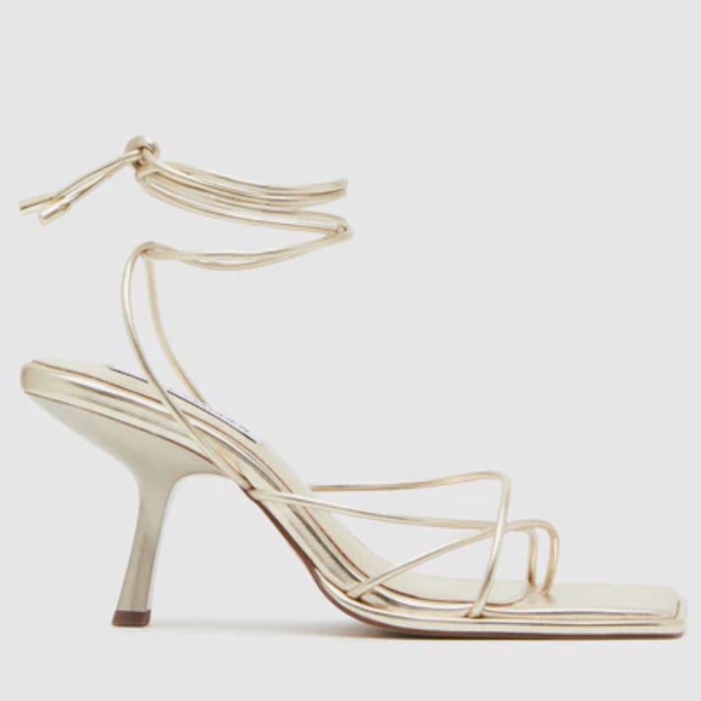 Steve Madden Gold Jolene Heels